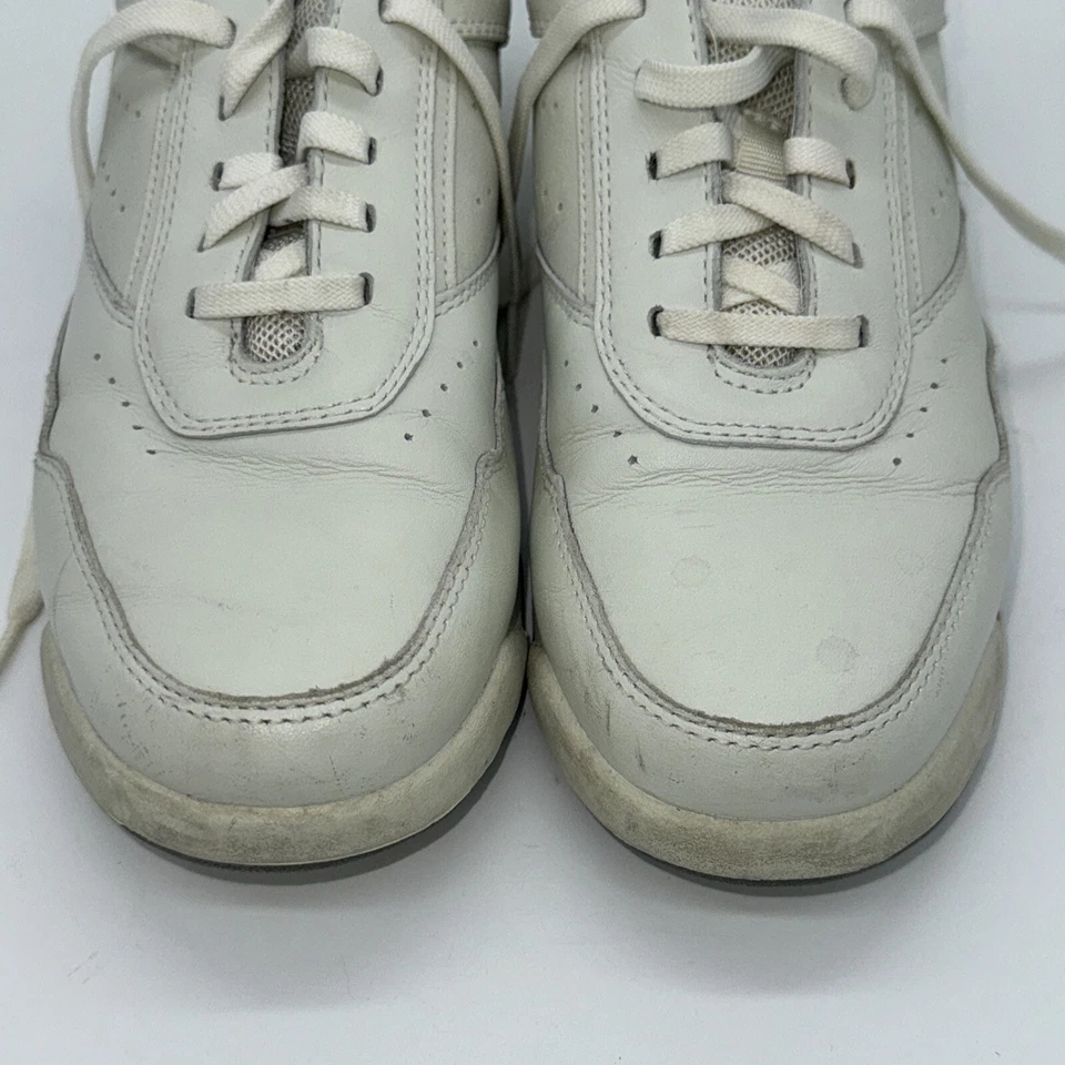 Rockport Womens ProWalker W7104 White Leather Lace Up Sneaker Shoes Size 8.5 M - Image 3 of 4