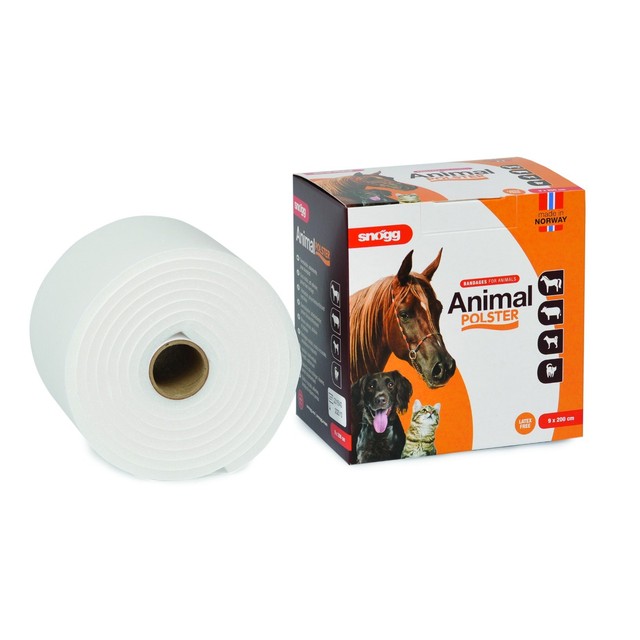 Snogg Animal Polster Foam Horse Bandage With Adhesive on One Side 14 X