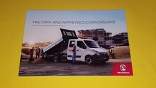 Vauxhall van conversions Luton Combo Vivaro sales brochure September 2017 MINT