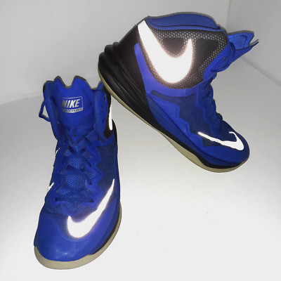 Nike Prime Hype DF ll Mens Basketball Shoes Sz 12 Game Royal 806941 2015 Reflect