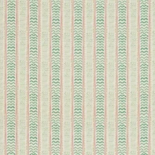 GP & J BAKER CURTAIN FABRIC DESIGN Wriggle Room 5.6 METRE GREEN/PINK LINEN BLEND