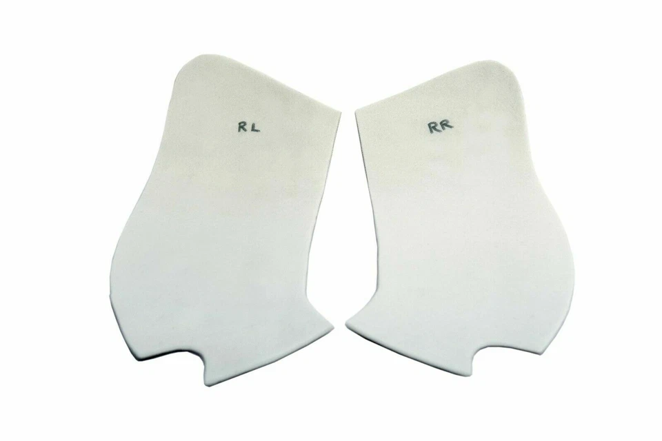 Se adapta a 10-14 VW GTI Golf MK6 PVC Cuero Inserto Trasero Panel Cubierta Puntada Roja Foto 4 de 4