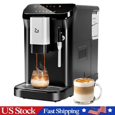 Fully Automatic Espresso Machine Coffee Maker ,20 Bar w/Grinder and Milk Frother