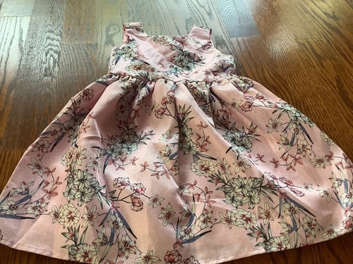 Special Editions Girls Pink Floral Dress Size 4T Gently Used