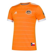 Houston Dynamo MLS Adidas Men's Orange Climacool Authentic On-Field Jersey