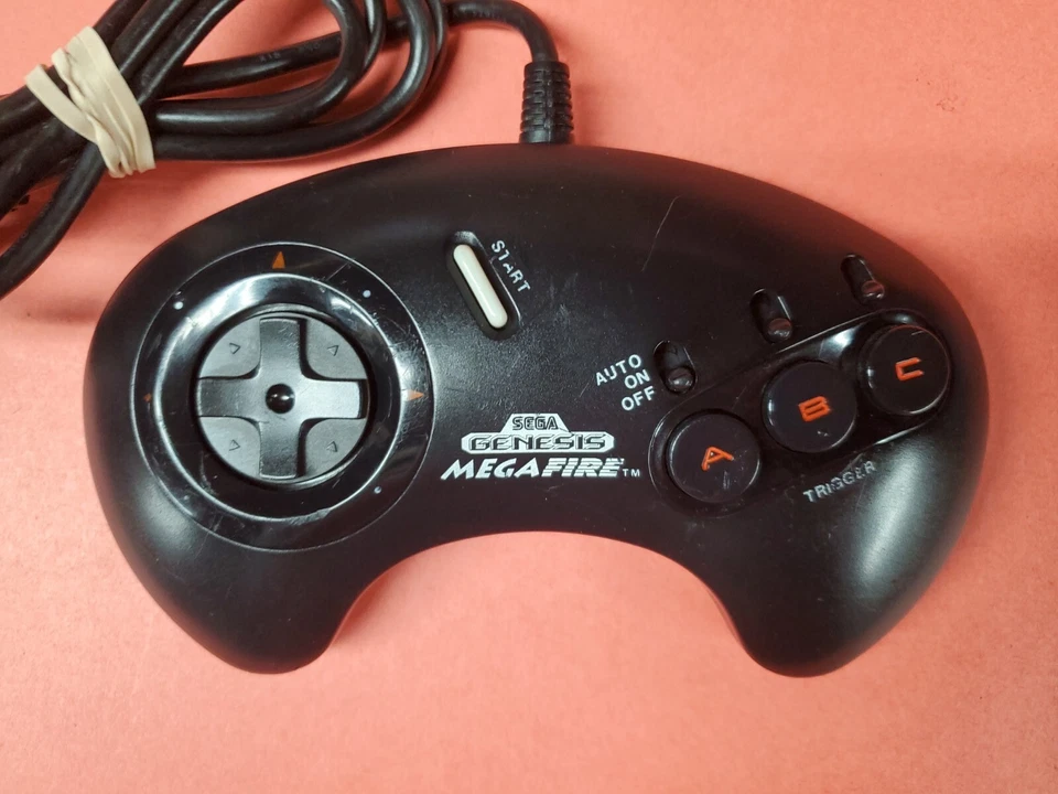 Controlador Sega Genesis Mega Fire Modelo 1657 CPLT RESTAURADO Y PROBADO Foto 2 de 3