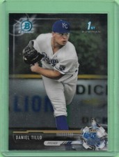 2017 Bowman Draft Chrome #BDC-59 Daniel Tillo 1st Kansas City Royals (1A)