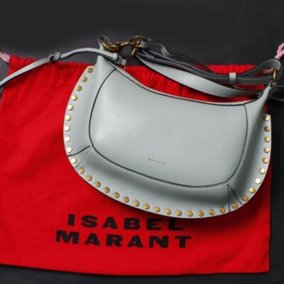 Isabel Marant Oskan Moon Shoulder Bag CELADON NEW/UNUSED Isabel Marant Oskan Moon Shoulder Bag CELADON NEW/UNUSED