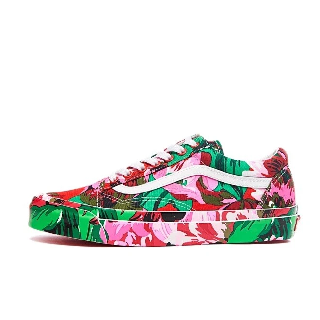 een schuldeiser Philadelphia Sada Vans Old Skool KENZO Floral Red White size 9 women 10.5 | eBay