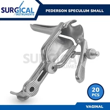 20 Pcs Small Pederson Vaginal Speculum Set OB/Gynecology Surgical German Grade