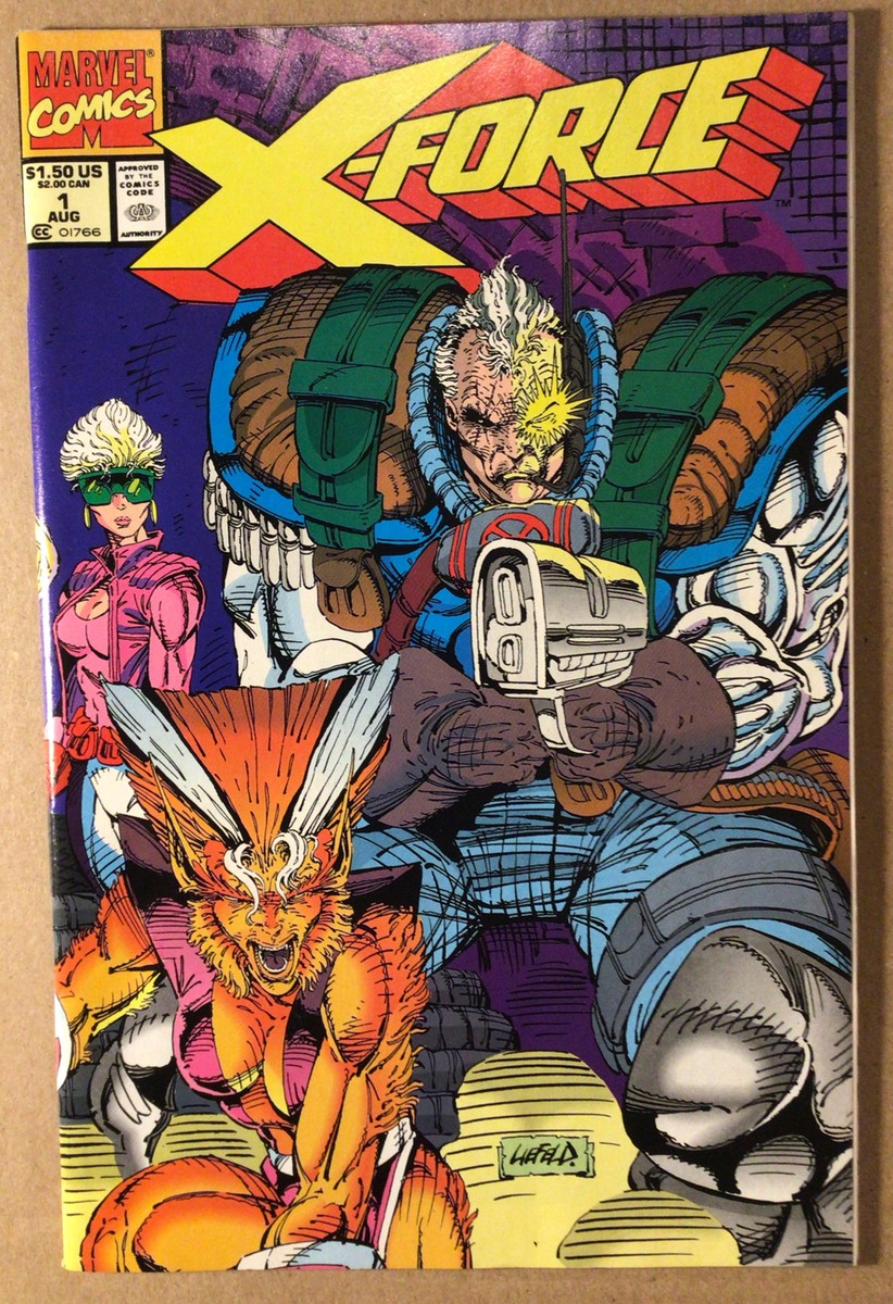X-Force #1, #10, #12, #15, #16, #17, Marvel Comics, 1992. Original
