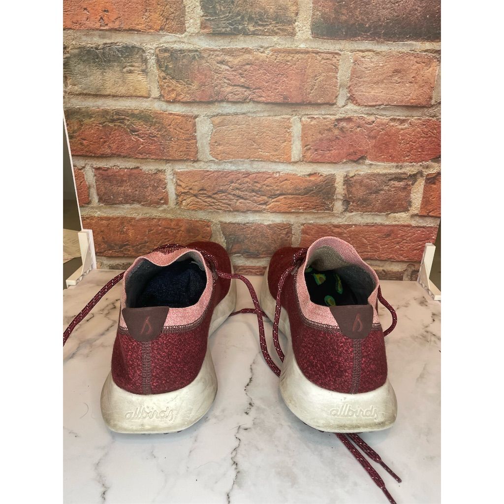 SAOLA Scarpe da ginnastica Allbirds uomo lana Dasher Mizzle rosse taglia 11 5