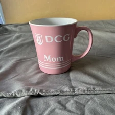 M Ware 12 oz coffee mug/ DCG mom/ pink/ 