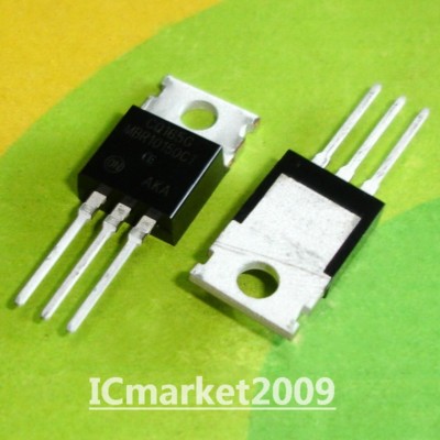 50 PCS MBR10150CT TO-220 MBR10150 10 Amp Barrier Rectifier Power Schottky Diodes
