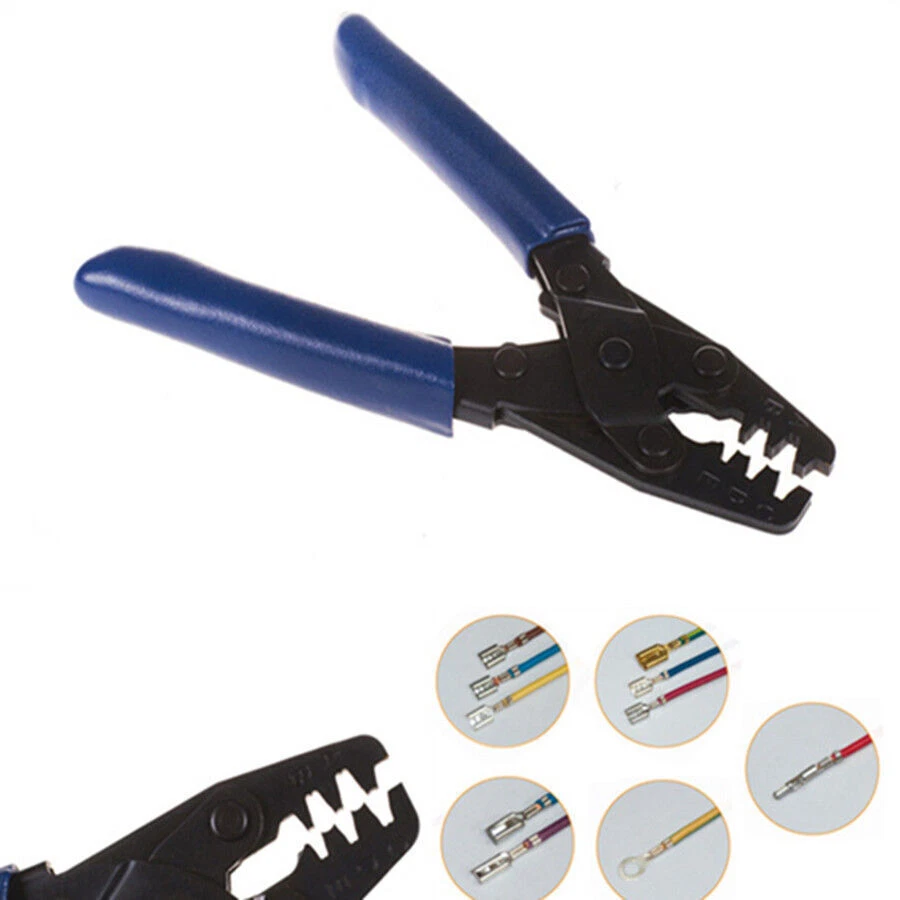 Portable Open Barrel Car Terminal Crimp Wiring Harness Crimping Pliers Kit - Image 2 of 4