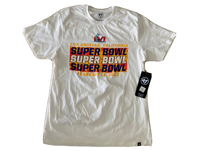 NWOT | 47 Brand x NFL x SoFi Stadium Super Bowl LVI T-Shirt Sz L