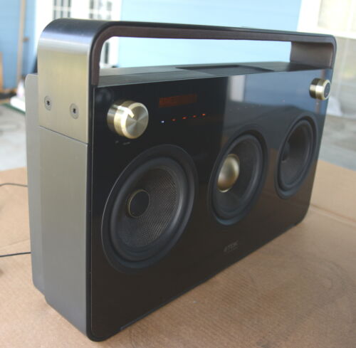 TDK 3 speaker boombox TP6803BLK in original box with power supply 