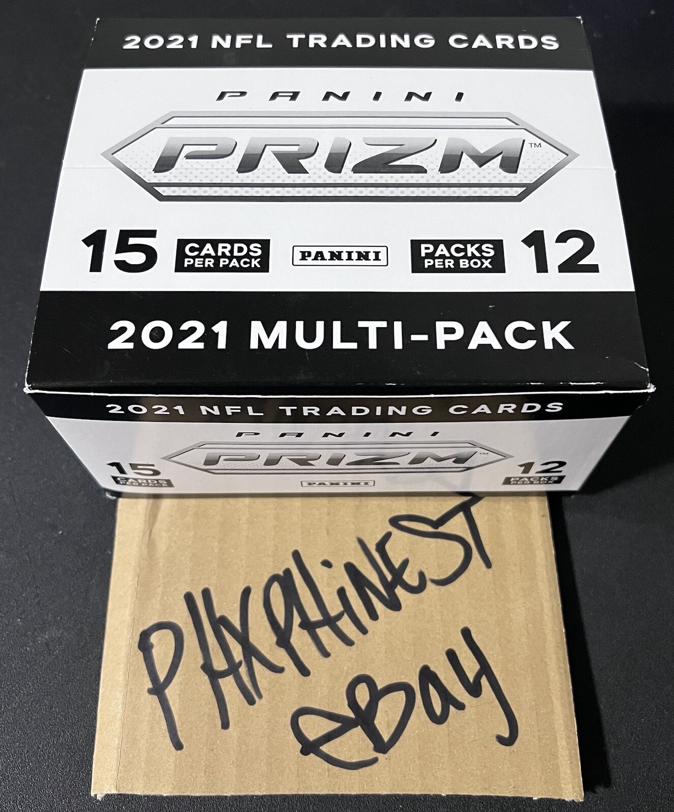 PANINI PRIZM 2021 NFL FOOTBALL CELLO (FACTORY SEALED 12 PACK) BOX