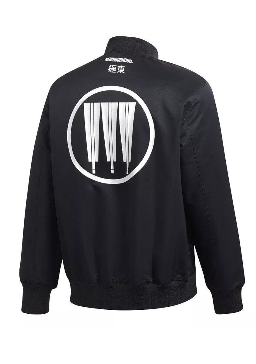 Neighborhood x Adidas original stadium jacket Black/White | eBay Neighborhood x Adidas original stadium jacket Black/White | eBay