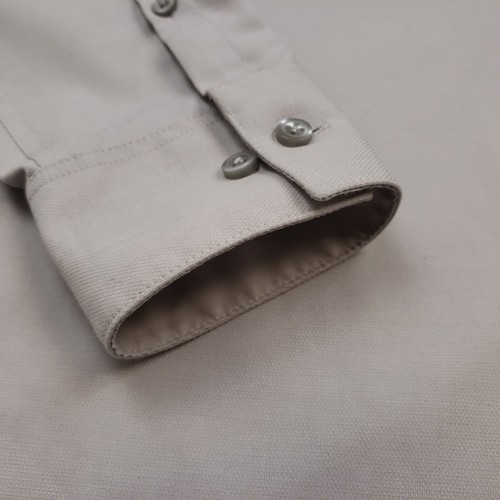 Camicia Calvin Klein Non Ferro 15 32 33 Small Slim Grigio Chiaro Performance Formale - Foto 9 di 17