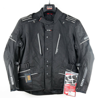 IXS X55020-003 Nemesis Black Size K2XL, Textile Jacket Motorcycle Jacket Men New
