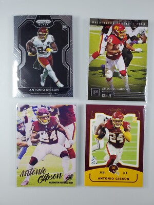 #ad 2020 Chronicles Prizm Black Antonio Gibson #PB 18 #223 CL 11 PA 11 Rookie $2.75