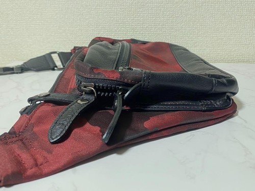Burberry BLACK LABEL Shoulder Body Bag for Men Red from Japan - Picture 6 of 15