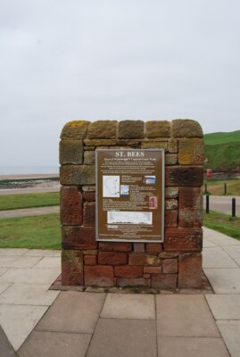 Photo 6x4 The start, St Bees This monument  is located at the beginning o c2009