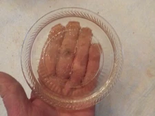 VINTAGE ASHTRAY  EMBOSSED ONE DOLLAR