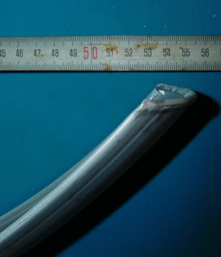 LOT ANCIEN GARDE BOUE DE VELO AV & AR EN ALUMINIUM ø 65cm / 26" .+TRINGLES & VIS - Photo 4/4