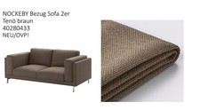 Ikea Nockeby Bezug 3er Sofa Teno Braun For Sale Online Ebay