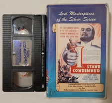 I STAND CONDEMNED(VHS)THRILLER-CLAMSHELL-LAURENCE OLIVIER-HARRY BAUR-RARE-OOP.