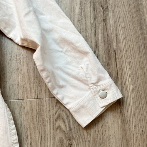 Eileen Fisher White Standard Collar Shirt Jacket Size S Petite NWT - Imagen 9 de 9