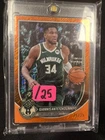 Giannis Antetokounmpo - 2025 Bowman Orange Shimmer - 25/25 - Milwaukee Bucks