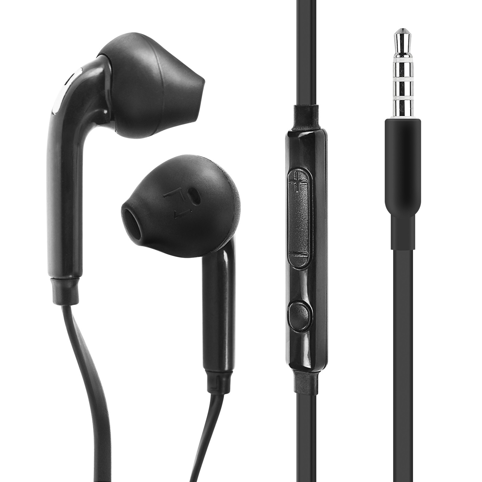 Écouteurs kit mains libres jack 3.5mm pour téléphoner sans bruits