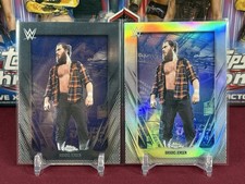 2026 Topps Chrome WWE Brooks Jensen #104 Refractor SP + Base NXT