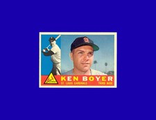 Ken Boyer 1960 Topps #485 - St. Louis Cardinals - EX-MT+