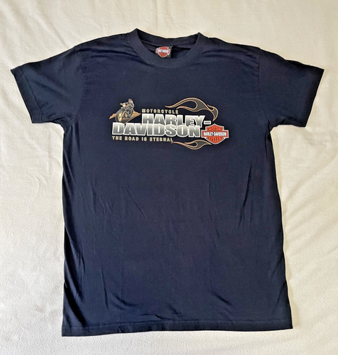 Harley Davidson Unisex T-Shirt – Black – Medium - Photo 1 sur 4