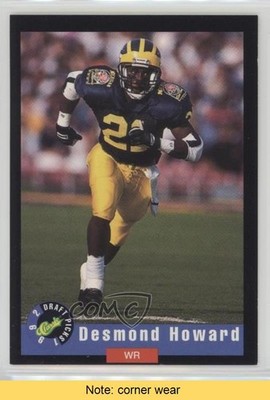 1992 Classic Draft Picks Nassau Promo Desmond Howard #1 READ 0q3