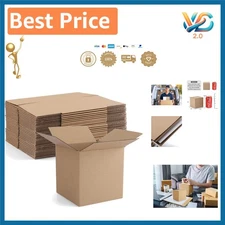 Sturdy and Reliable 4x4x4 Inch Cardboard Mailers - 25 Pack for Secure Shipping