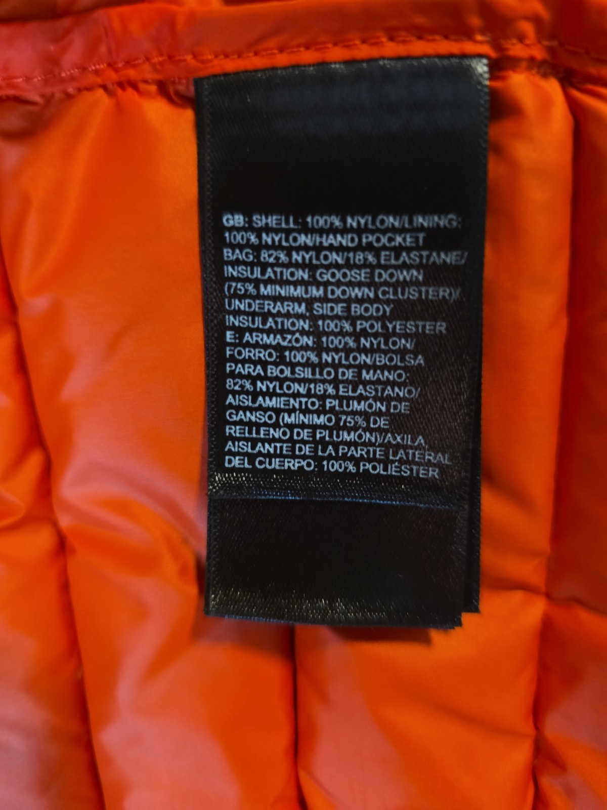 Women's The North Face Summit Series Pro Project Down Jacket S Orange image 5