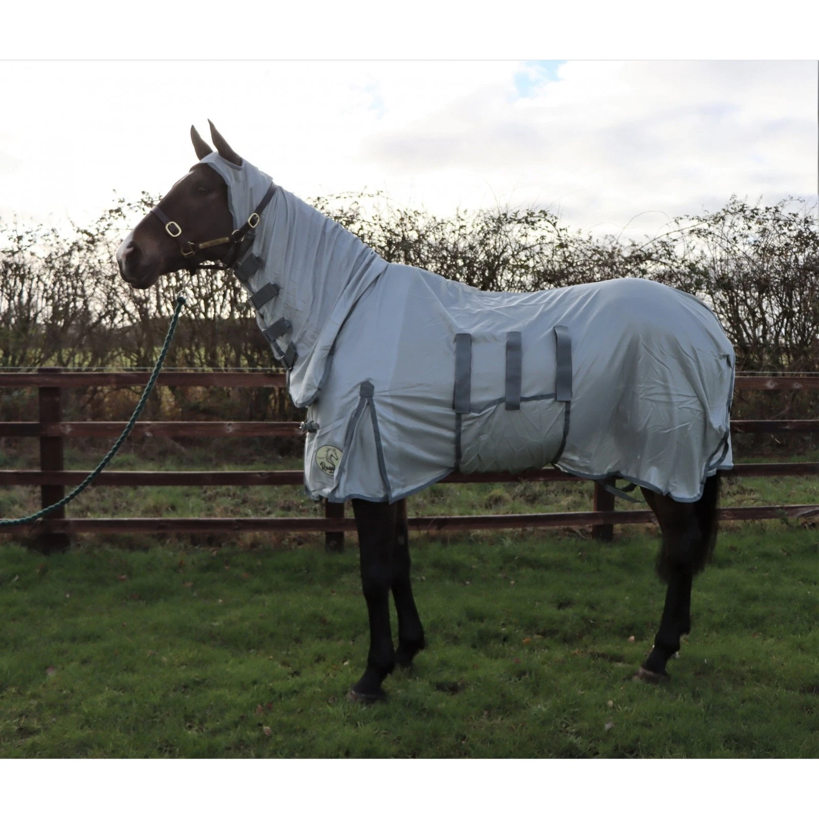 Ruggles Combo Fly Rug With Belly Band & Ear Holes Soft, Tough, Close Weave Mesh