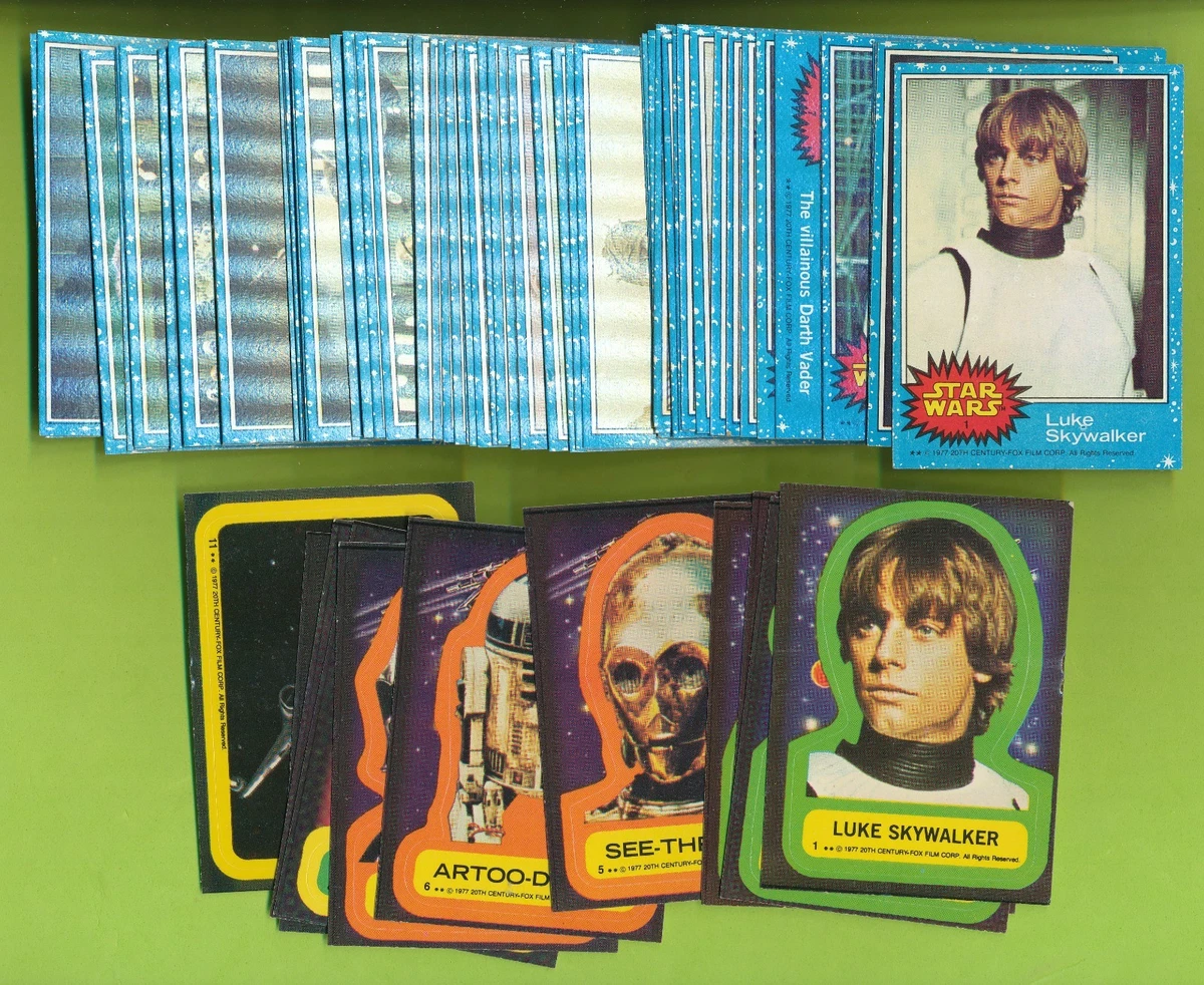 Star Wars Trading Card Sets Topps Sticker for sale | eBay