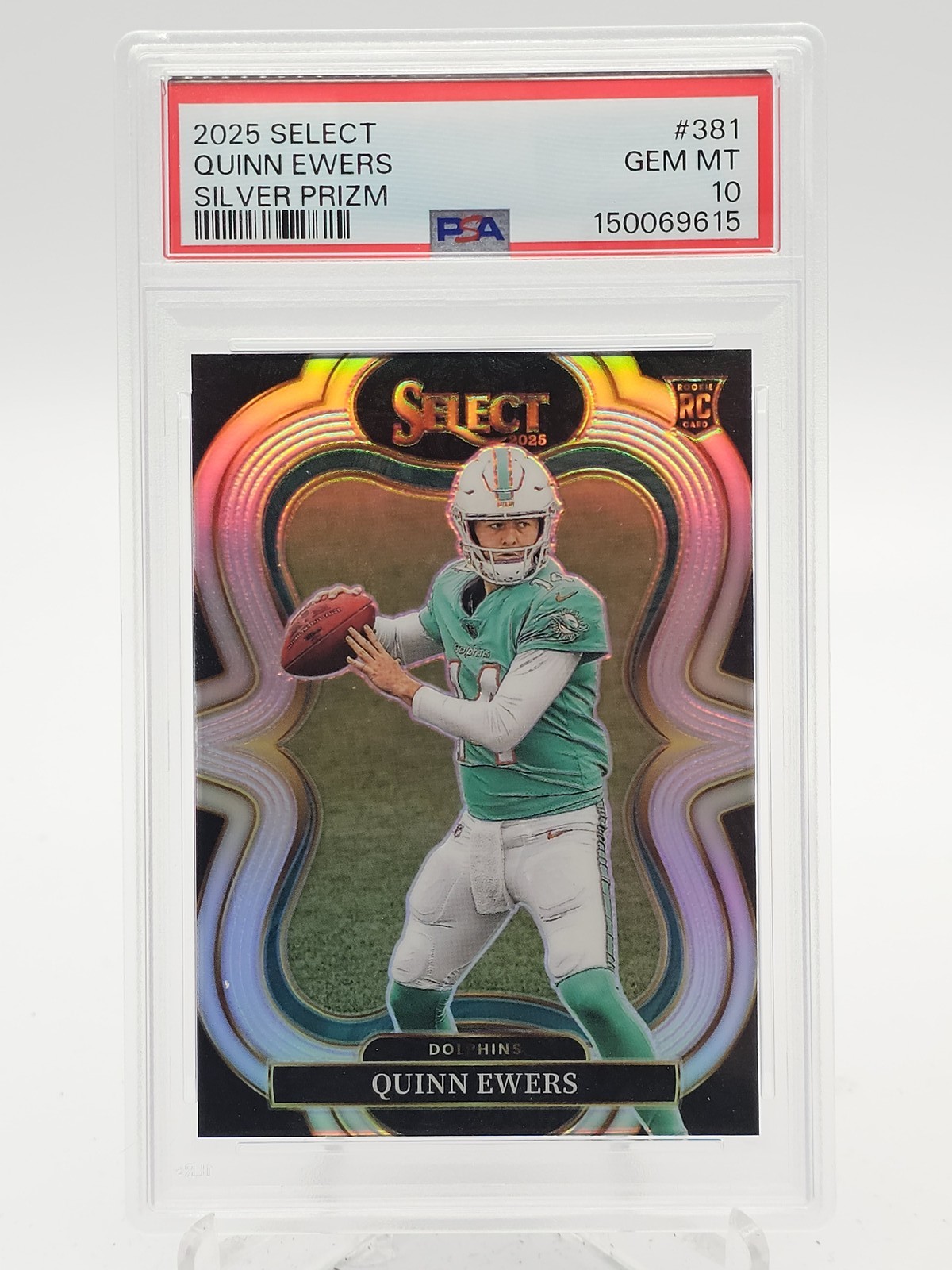 Quinn Ewers Panini Select #381 Silver