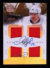 2010-11 The Cup Foundations Quadruple Jersey 14/15 Jarome Iginla Auto HOF 0c3