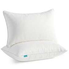 Oubonun 14x22 Inch Lumbar Pillow Inserts Set of 2, 14 22Inch, Beige