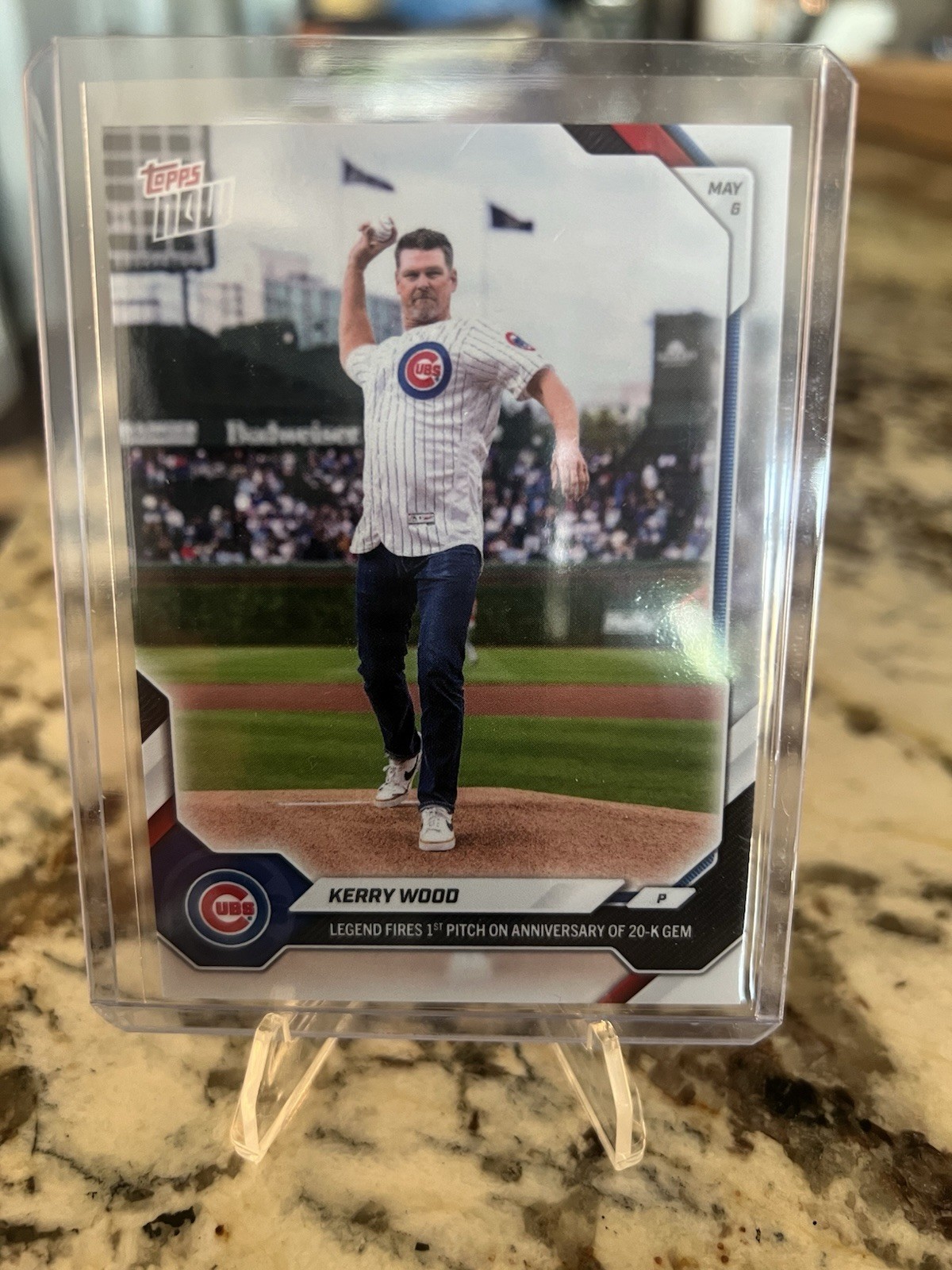 2026 Topps NOW #169 Kerry Wood 20K Game Chicago Cubs KID K- IN HAND 1 out of 817