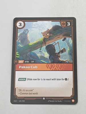 Riftbound: League of Legends TCG Einzelkarte Pakaa Cub NM