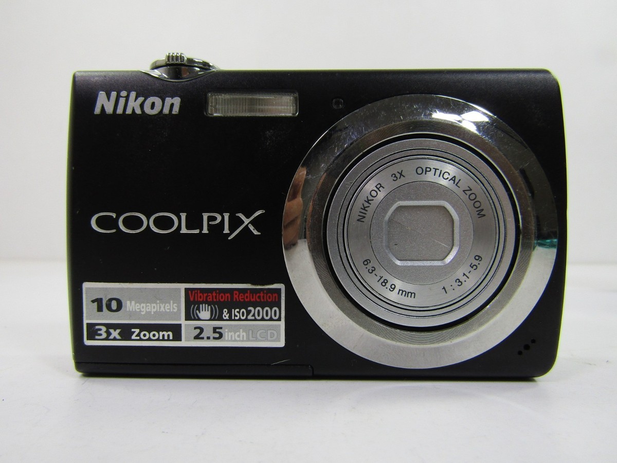 Nikon COOLPIX S220 10.0MP Digital Camera - Graphite black | eBay