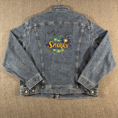 ブルゾン 2000's linen tracker jacket gimmick y2k Vintage Lee Los Angeles Sparks Jacket Size Large WNBA Nicky